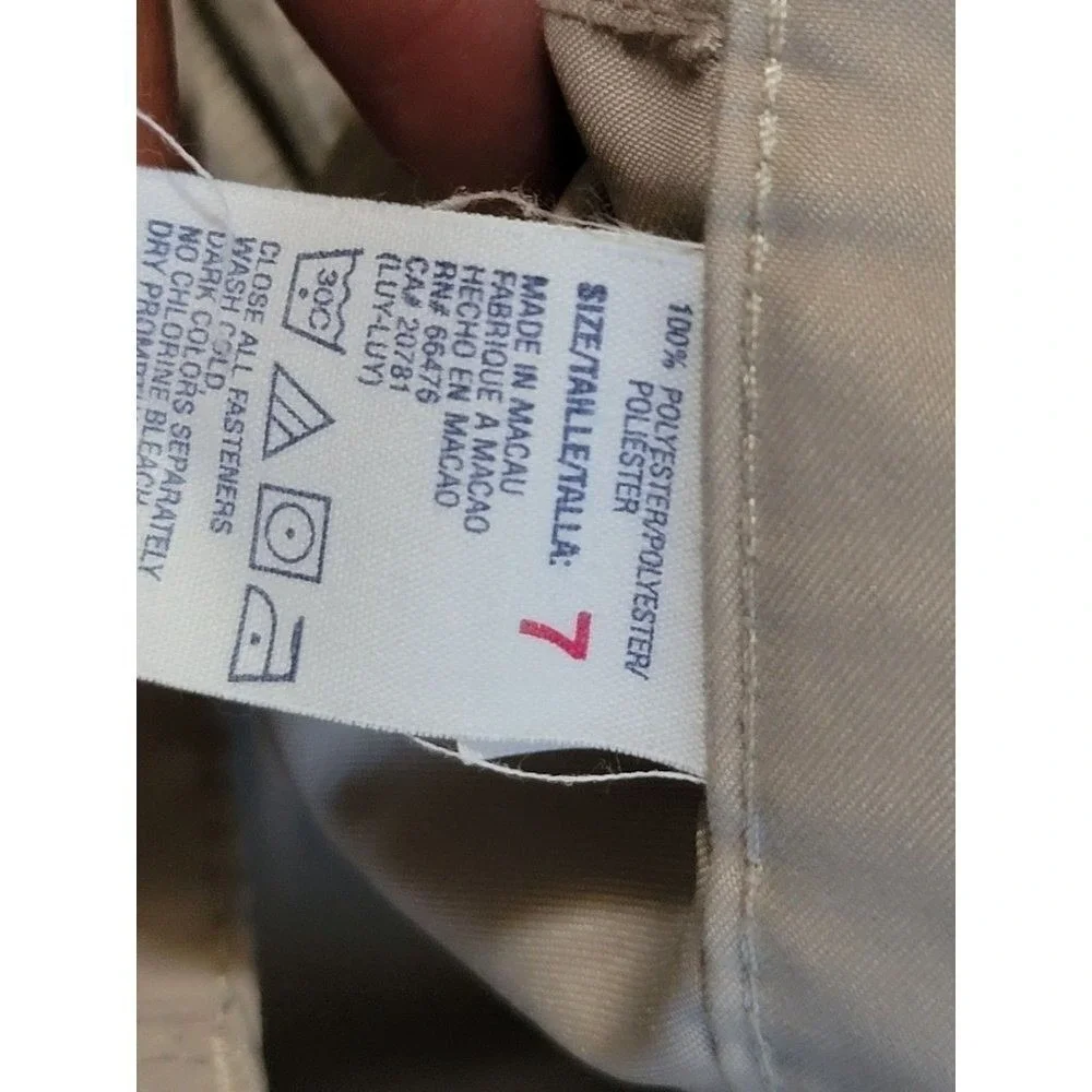 Tommy Jeans Convertible Cargo Pants‎ Beige Zip Off Legs women Size 7